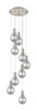 Innovations - 119-451-1P-SN-G451-7SM - Nine Light Pendant - Downtown Urban - Brushed Satin Nickel