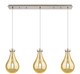 Innovations - 123-451-1P-SN-G451-7ME - Three Light Linear Pendant - Downtown Urban - Brushed Satin Nickel