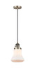 Innovations - 201CSW-AB-G191-LED - LED Mini Pendant - Franklin Restoration - Antique Brass