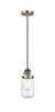 Innovations - 201CSW-AB-G314 - One Light Mini Pendant - Franklin Restoration - Antique Brass