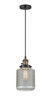 Innovations - 201CSW-BAB-G262-LED - LED Mini Pendant - Franklin Restoration - Black Antique Brass