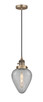 Innovations - 201CSW-BB-G165-LED - LED Mini Pendant - Franklin Restoration - Brushed Brass
