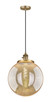 Innovations - 201CSW-BB-G208-14 - One Light Mini Pendant - Franklin Restoration - Brushed Brass