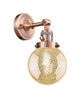 Innovations - 203SW-AC-G208-6 - One Light Wall Sconce - Franklin Restoration - Antique Copper