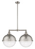 Innovations - 209-SN-HFS-124-SN - Two Light Island Pendant - Franklin Restoration - Brushed Satin Nickel