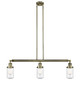 Innovations - 213-AB-G314 - Three Light Island Pendant - Franklin Restoration - Antique Brass
