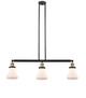 Innovations - 213-BAB-G191 - Three Light Island Pendant - Franklin Restoration - Black Antique Brass