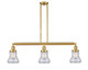 Innovations - 213-SG-G194-LED - LED Island Pendant - Franklin Restoration - Satin Gold