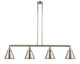 Innovations - 214-PN-M13-PN-LED - LED Island Pendant - Franklin Restoration - Polished Nickel