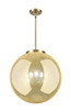 Innovations - 221-3S-AB-G208-18 - Three Light Pendant - Essex - Antique Brass
