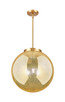 Innovations - 221-3S-SG-G208-16 - Three Light Pendant - Essex - Satin Gold