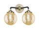 Innovations - 284-2W-BAB-G208-6 - Two Light Bath Vanity - Nouveau - Black Antique Brass