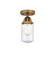 Innovations - 288-1C-BB-G314-LED - LED Semi-Flush Mount - Nouveau 2 - Brushed Brass