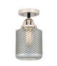 Innovations - 288-1C-BPN-G262-LED - LED Semi-Flush Mount - Nouveau 2 - Black Polished Nickel