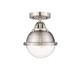 Innovations - 288-1C-SN-HFS-62-SN - One Light Semi-Flush Mount - Nouveau 2 - Brushed Satin Nickel