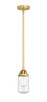 Innovations - 288-1S-SG-G314-LED - LED Mini Pendant - Nouveau 2 - Satin Gold