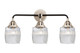 Innovations - 288-3W-BPN-G302 - Three Light Bath Vanity - Nouveau 2 - Black Polished Nickel