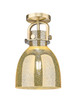 Innovations - 410-1F-BB-G412-8ME - One Light Semi-Flush Mount - Downtown Urban - Brushed Brass