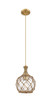 Innovations - 415-1P-BB-G122-8RB - One Light Pendant - Ballston - Brushed Brass