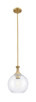 Innovations - 415-1SR-BB-G122-10 - One Light Mini Pendant - Ballston - Brushed Brass