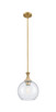 Innovations - 415-1SR-BB-G124-10 - One Light Mini Pendant - Ballston - Brushed Brass