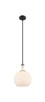 Innovations - 415-1SR-BK-G121-10 - One Light Mini Pendant - Ballston - Matte Black