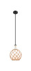 Innovations - 415-1SR-BK-G121-10RB - One Light Mini Pendant - Ballston - Matte Black