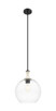 Innovations - 415-1SR-BK-G122-12 - One Light Mini Pendant - Ballston - Matte Black