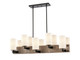 Innovations - 424-10CH-BK-G4451-LED - LED Island Pendant - Diego - Matte Black