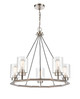 Innovations - 441-5CH-BSN-G4412-LED - LED Chandelier - Mila - Black Satin Nickel