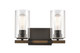 Innovations - 445-2W-BK-G4454 - Two Light Bath Vanity - Matte Black