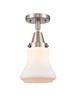 Innovations - 447-1C-SN-G191-LED - LED Flush Mount - Caden - Brushed Satin Nickel