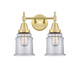 Innovations - 447-2W-SB-G182 - Two Light Bath Vanity - Satin Brass