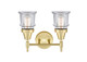 Two Light Bath Vanity (447-2W-SB-G182S)