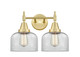 Innovations - 447-2W-SB-G72 - Two Light Bath Vanity - Satin Brass