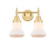Innovations - 447-2W-SG-G191-LED - LED Bath Vanity - Caden - Satin Gold
