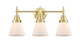 Innovations - 447-3W-SB-G61-LED - LED Bath Vanity - Satin Brass
