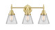 Innovations - 447-3W-SB-G62 - Three Light Bath Vanity - Satin Brass