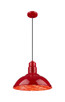Innovations - 455-1P-16RD - One Light Pendant - Downtown Urban - Red