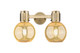 Innovations - 464-2W-BB-G464B-7ME - Two Light Bath Vanity - Downtown Urban - Brushed Brass