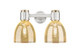 Innovations - 464-2W-SN-G464D-7ME - Two Light Bath Vanity - Downtown Urban - Satin Nickel