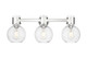 Innovations - 464-3W-PN-G464B-7SDY - Three Light Bath Vanity - Downtown Urban - Polished Nickel