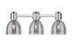 Innovations - 464-3W-SN-G464D-7SM - Three Light Bath Vanity - Downtown Urban - Satin Nickel