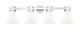 Innovations - 464-4W-PN-G464C-7GW - Four Light Bath Vanity - Downtown Urban - Polished Nickel