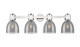 Innovations - 464-4W-PN-G464D-7SM - Four Light Bath Vanity - Downtown Urban - Polished Nickel