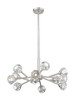 Innovations - 465-12CR-SN-G465-CL - LED Chandelier - Downtown Urban - Satin Nickel