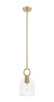 Innovations - 485-1S-CB-G487-6CL - One Light Mini Pendant - Downtown Urban - Champagne Bronze