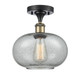 Innovations - 516-1C-BAB-G247-LED - LED Semi-Flush Mount - Ballston - Black Antique Brass