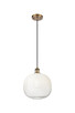 Innovations - 516-1P-BB-G481-10OP - One Light Mini Pendant - Ballston - Brushed Brass