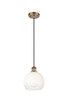 Innovations - 516-1P-BB-G483-8OP - One Light Mini Pendant - Ballston - Brushed Brass